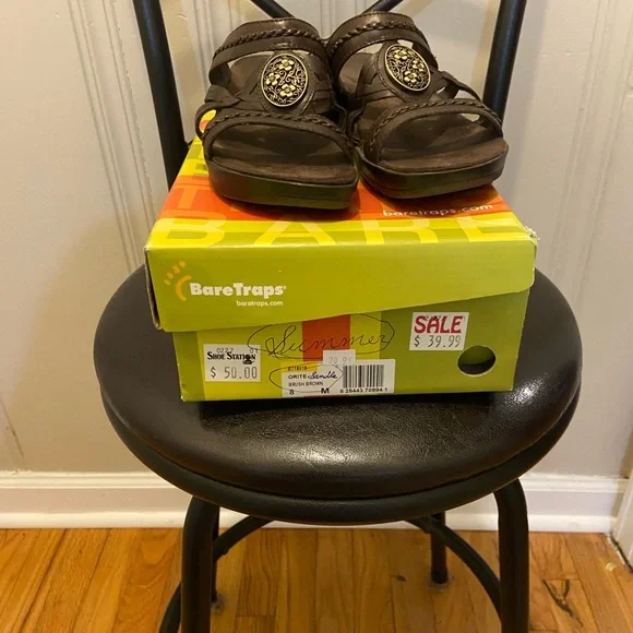 BareTraps Brown Women’s Sandals 8M - Picture 6 of 6